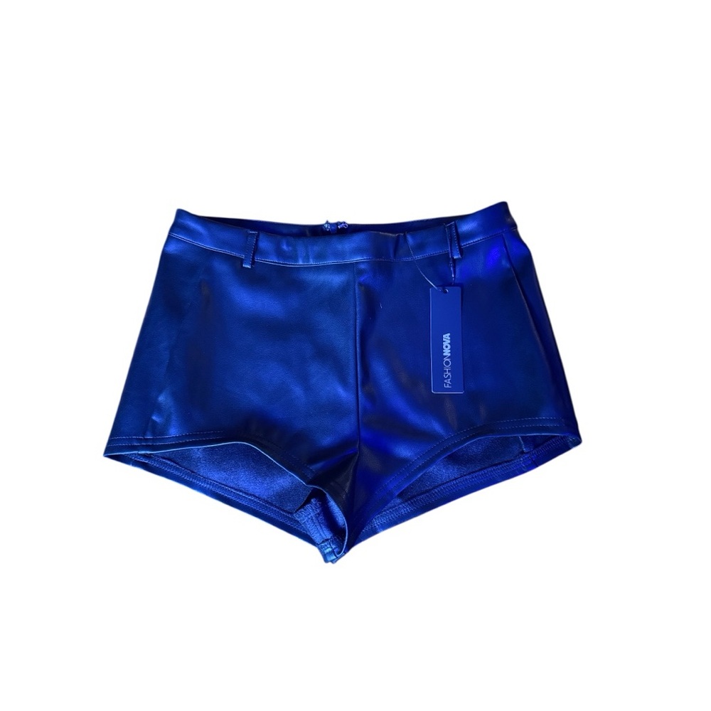 Fashion Nova faux-leather shorts